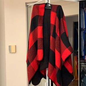 Buffalo Plaid Cape